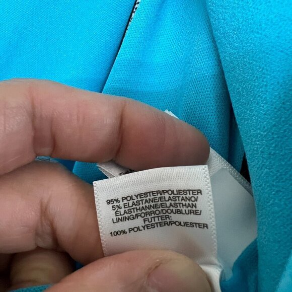 Rachel Roy Womens Ruffled Sleeve Full Length Jumpsuit Small in Aqua Blue - Picture 8 of 11